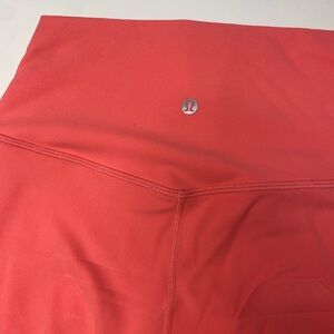 Lululemon Red Athletic Leggings